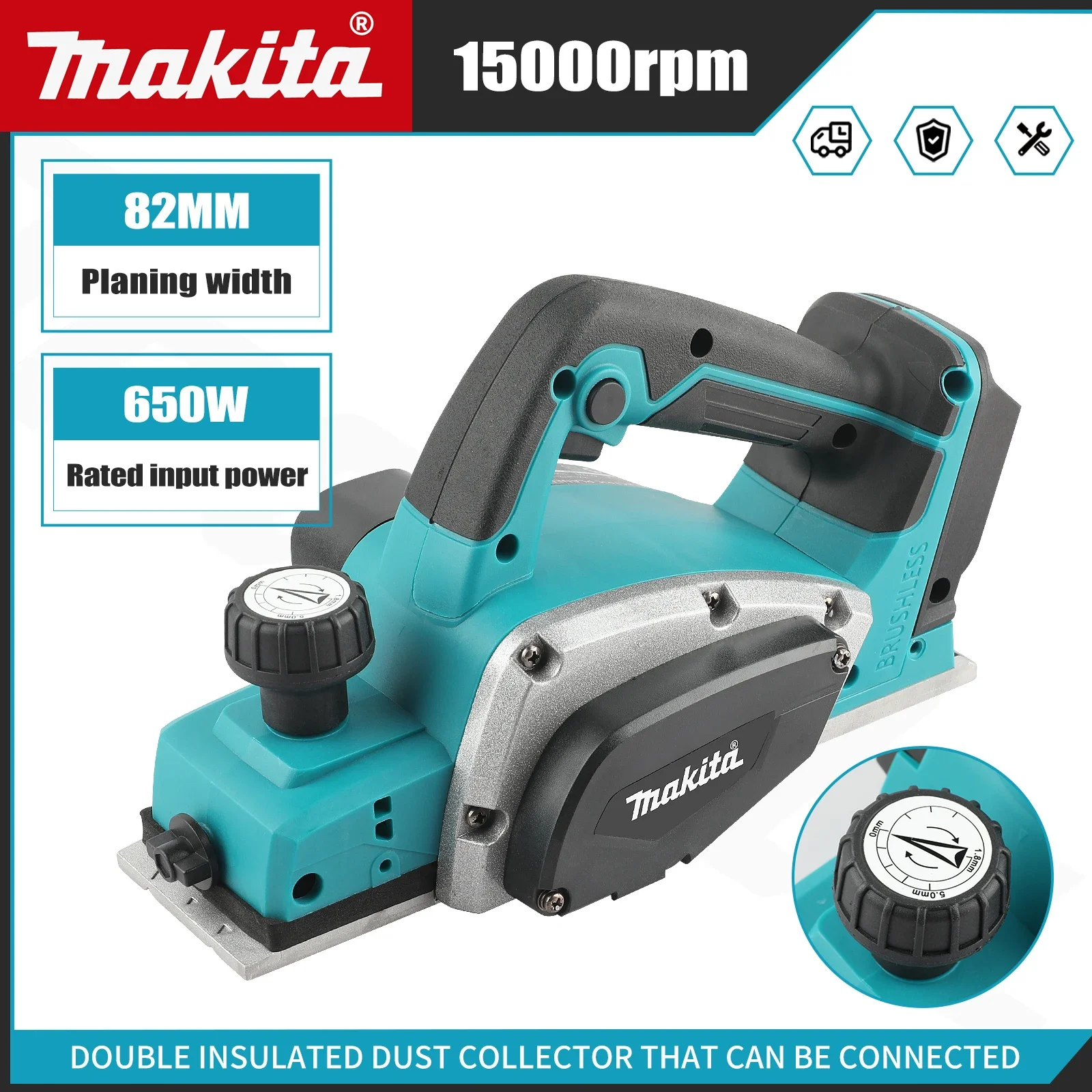 DKP180 Brushless Cordless Elec - Planer Handheld Electric review and price